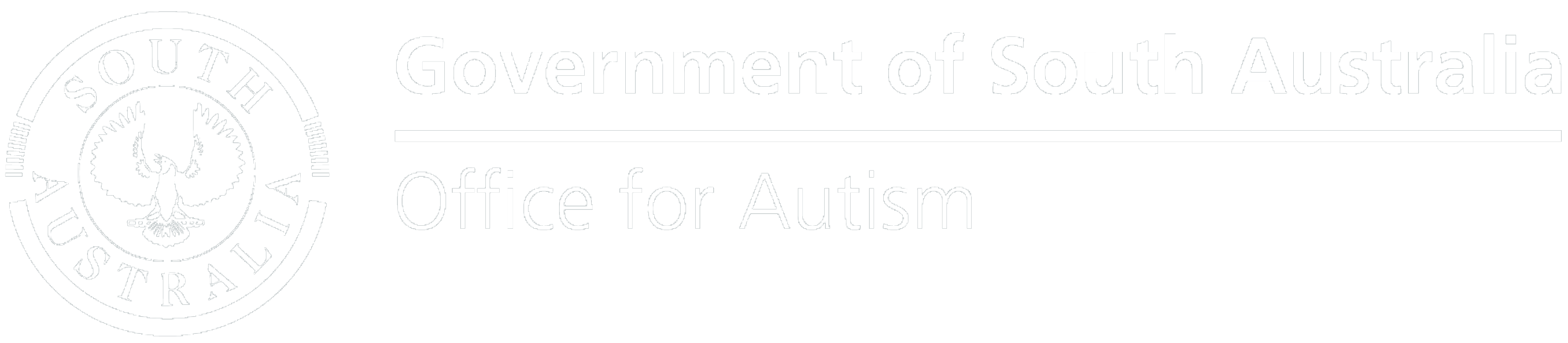 Government of South Australia Office for Autism Logo - Home
